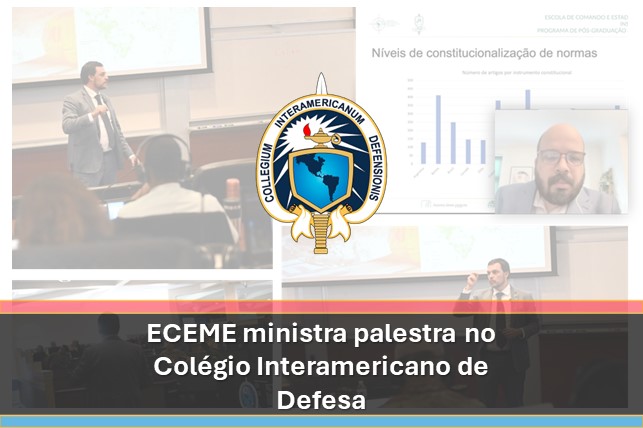 ECEME ministra palestra no Colégio Interamericano de Defesa nos EUA